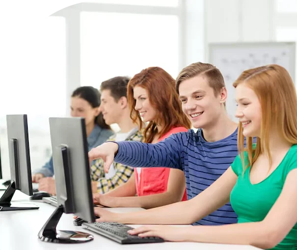 Students Working